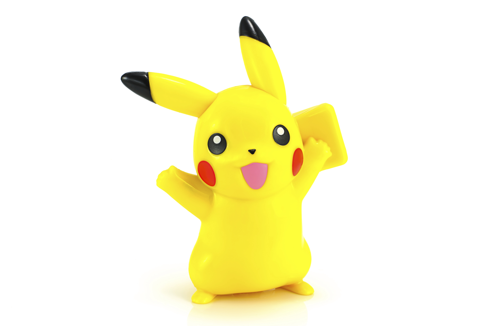 Bangkok,Thailand - October 30, 2014: Pickachu toy character from Pokemon anime. There are toy sold as part of McDonald HappyMeal toy.