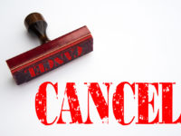 Cancel rubber stamp