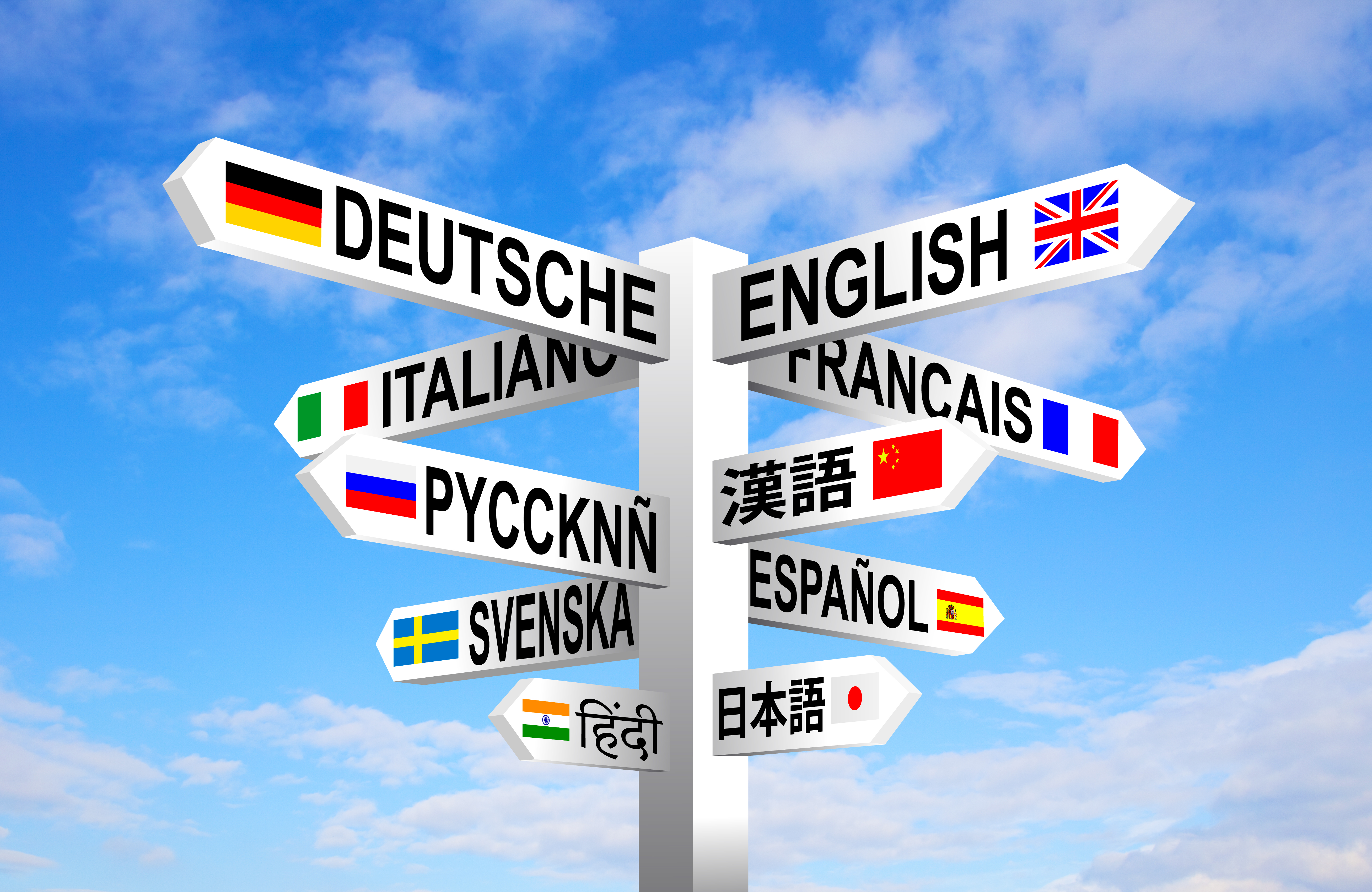 Languages Signpost