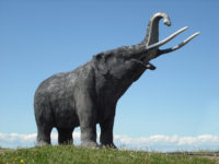Mastodon statue