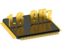 CPU chip for smatphone and tablet 1.6 GHz frequency