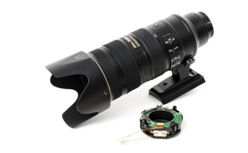 Nikon 70-200 f/2.8G VRII lens and the VR system optics