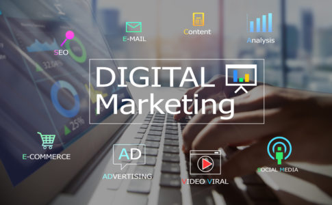 Digital marketing concept