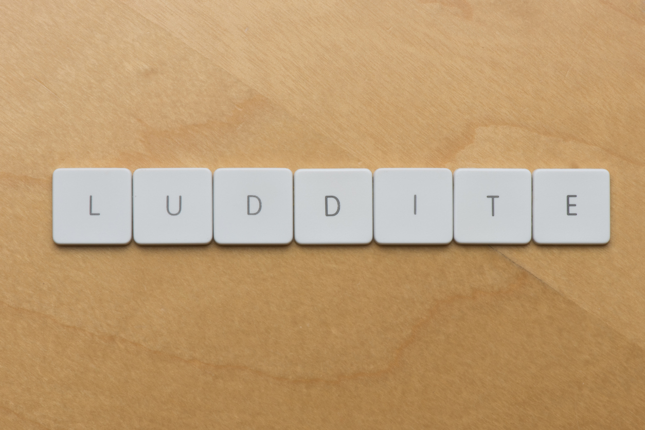 Keyboard Letters-Luddite